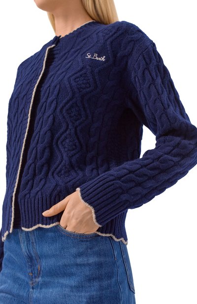 Кардиган из шерсти и вискозы MC2 SAINT BARTH, арт. MLE002-03733I/MALLERY, фото 5