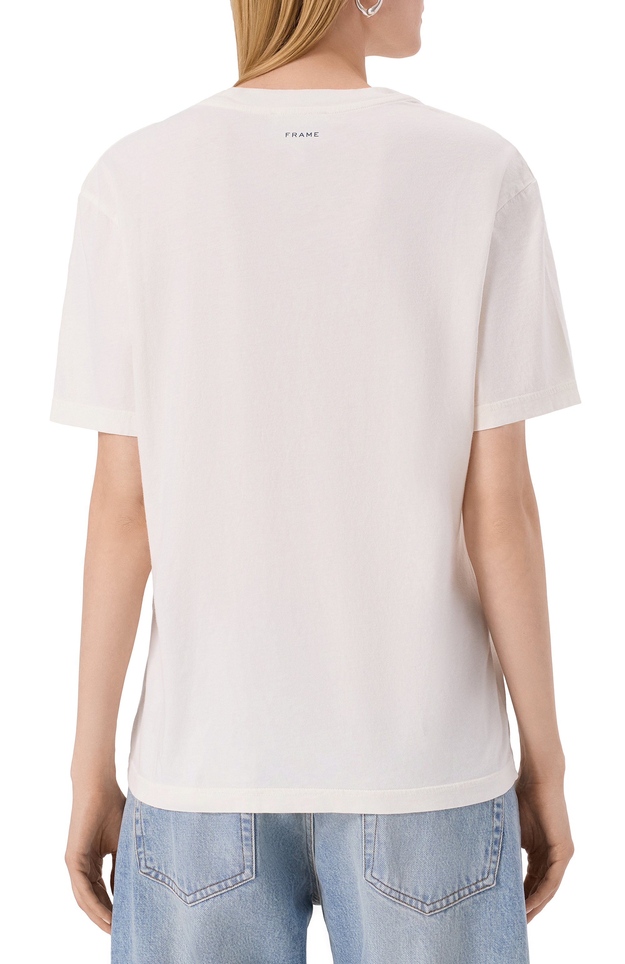 Хлопковая футболка frame x sotheby's FRAME DENIM, арт. ME25JTE017, фото 4