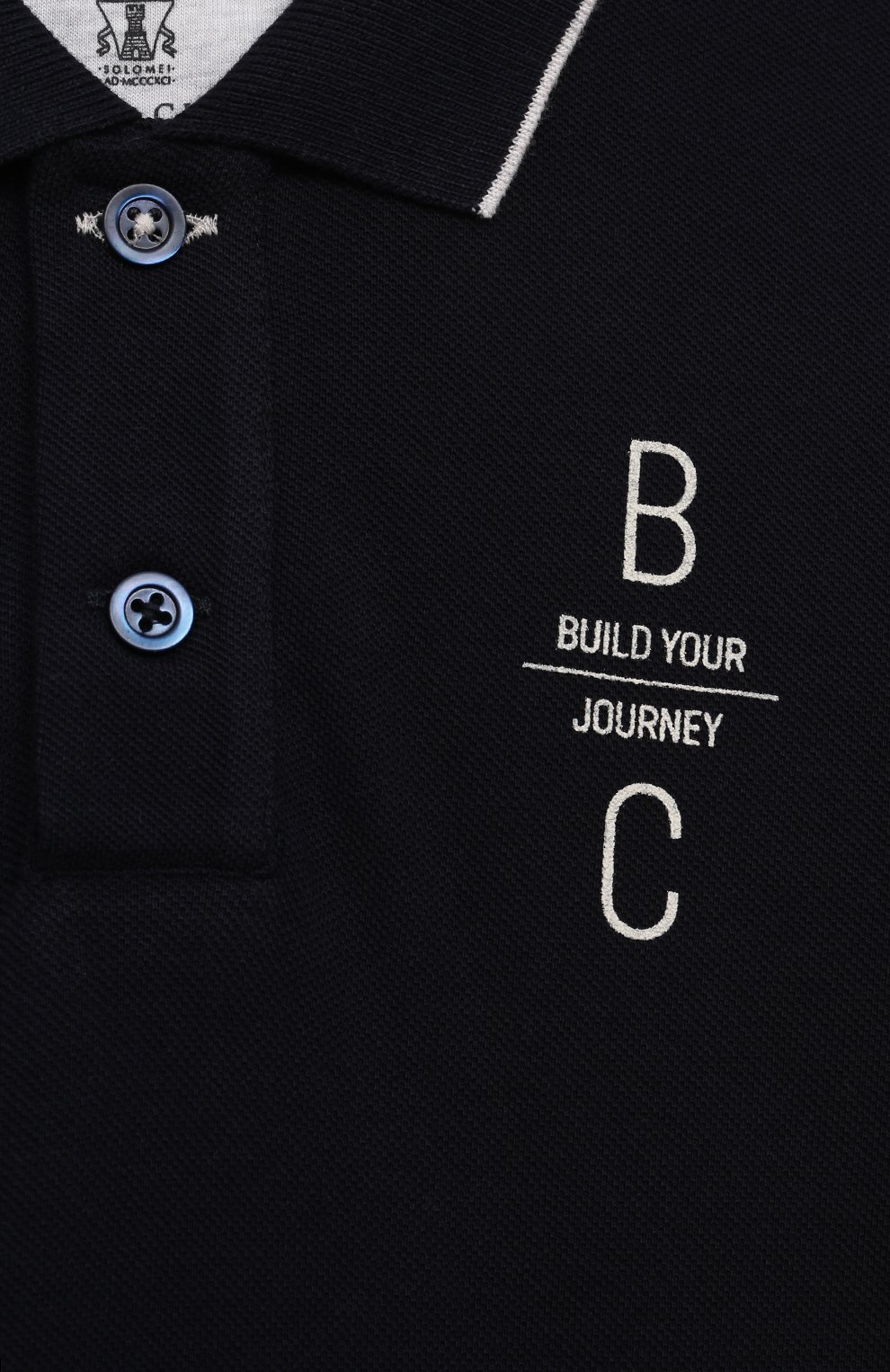 Хлопковое поло BRUNELLO CUCINELLI, арт. B0021T303A, фото 3