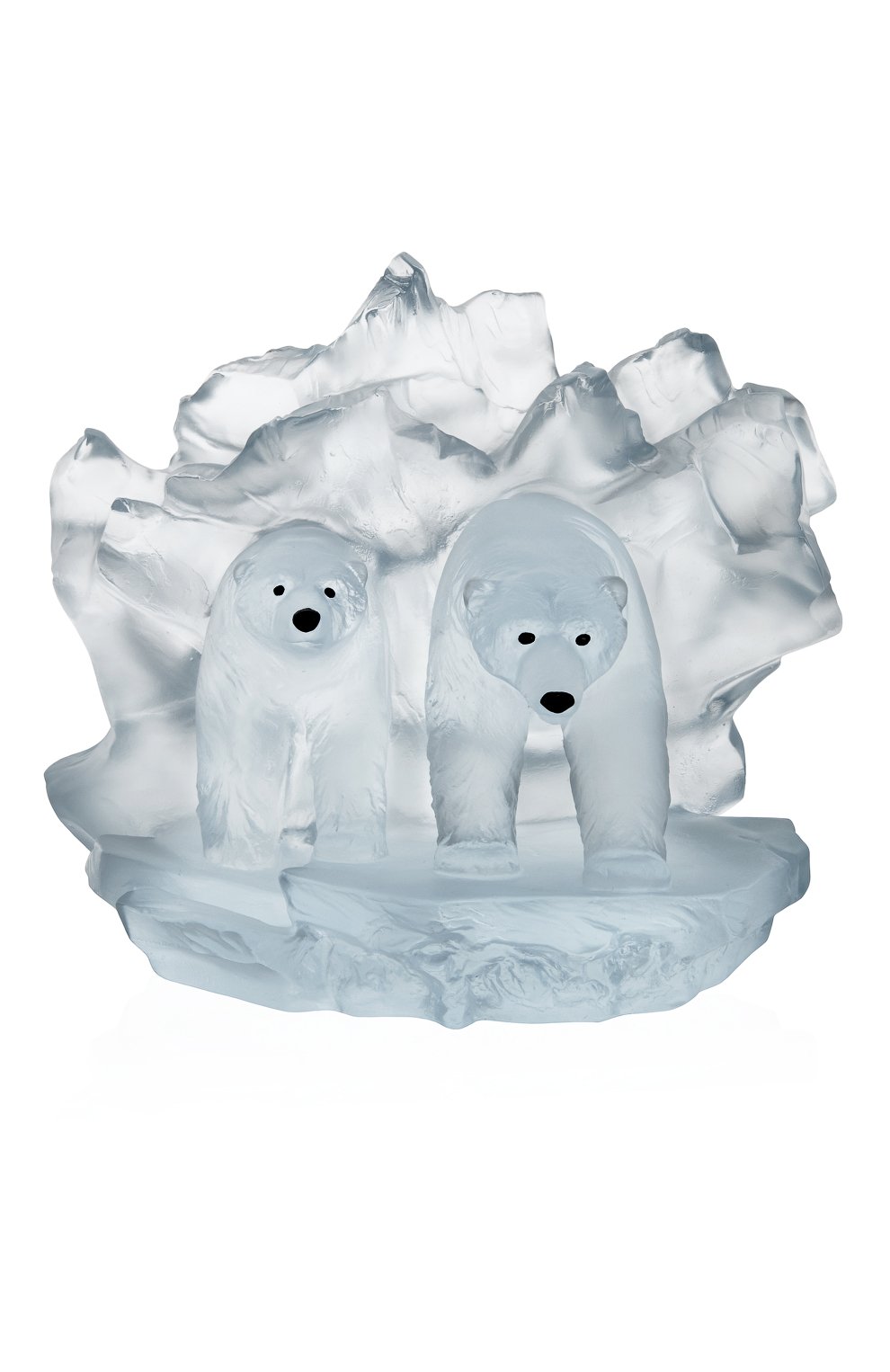 Скульптура полярные медведи arktos DAUM прозрачного цвета по цене 1060000 руб., арт. 05681, фото 1 Скульптура полярные медведи arktos DAUM, арт. 05681, фото 1