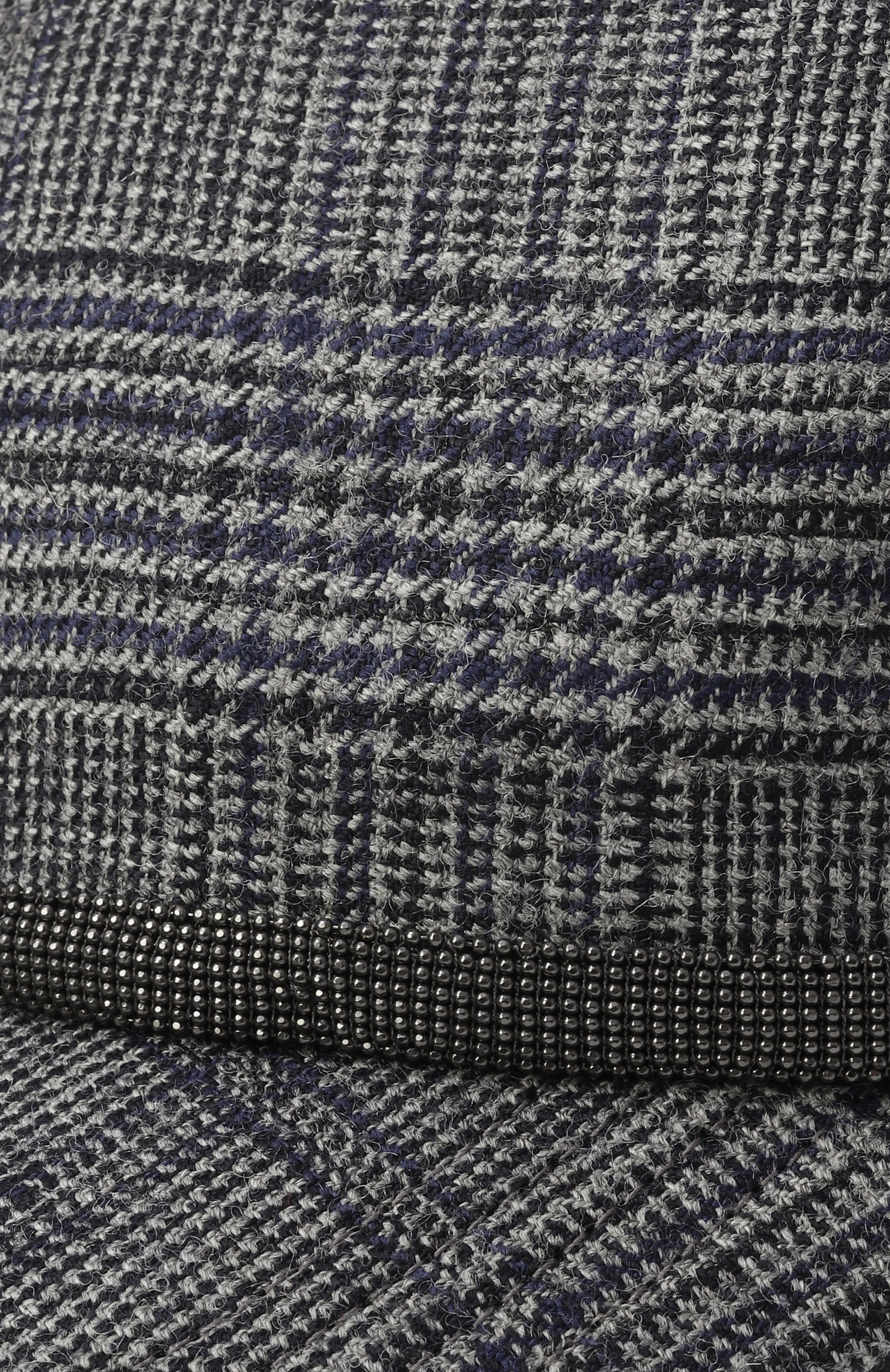 Шерстяная бейсболка BRUNELLO CUCINELLI серого цвета по цене 77900 руб., арт. MCAP90069P, фото 3 Шерстяная бейсболка BRUNELLO CUCINELLI, арт. MCAP90069P, фото 3