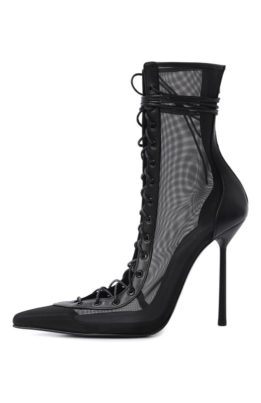 Текстильные ботильоны Colette 120 Le Silla 4171F100BXPPNEM Чёрный  4171F100BXPPNEM Фото 4