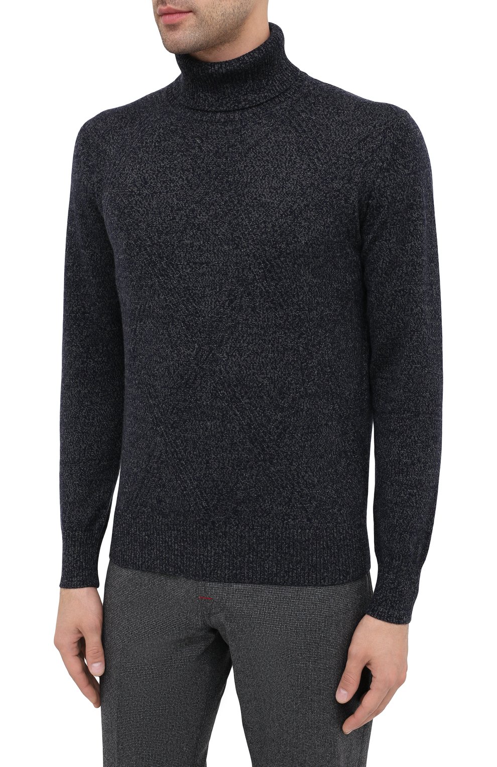 Кашемировый свитер CORTIGIANI темно-синего цвета по цене 99500 руб., арт. 919130/0300, фото 3 Кашемировый свитер CORTIGIANI, арт. 919130/0300, фото 3