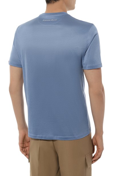 Хлопковая футболка STEFANO RICCI, арт. MNH4203290/TE0001, фото 4