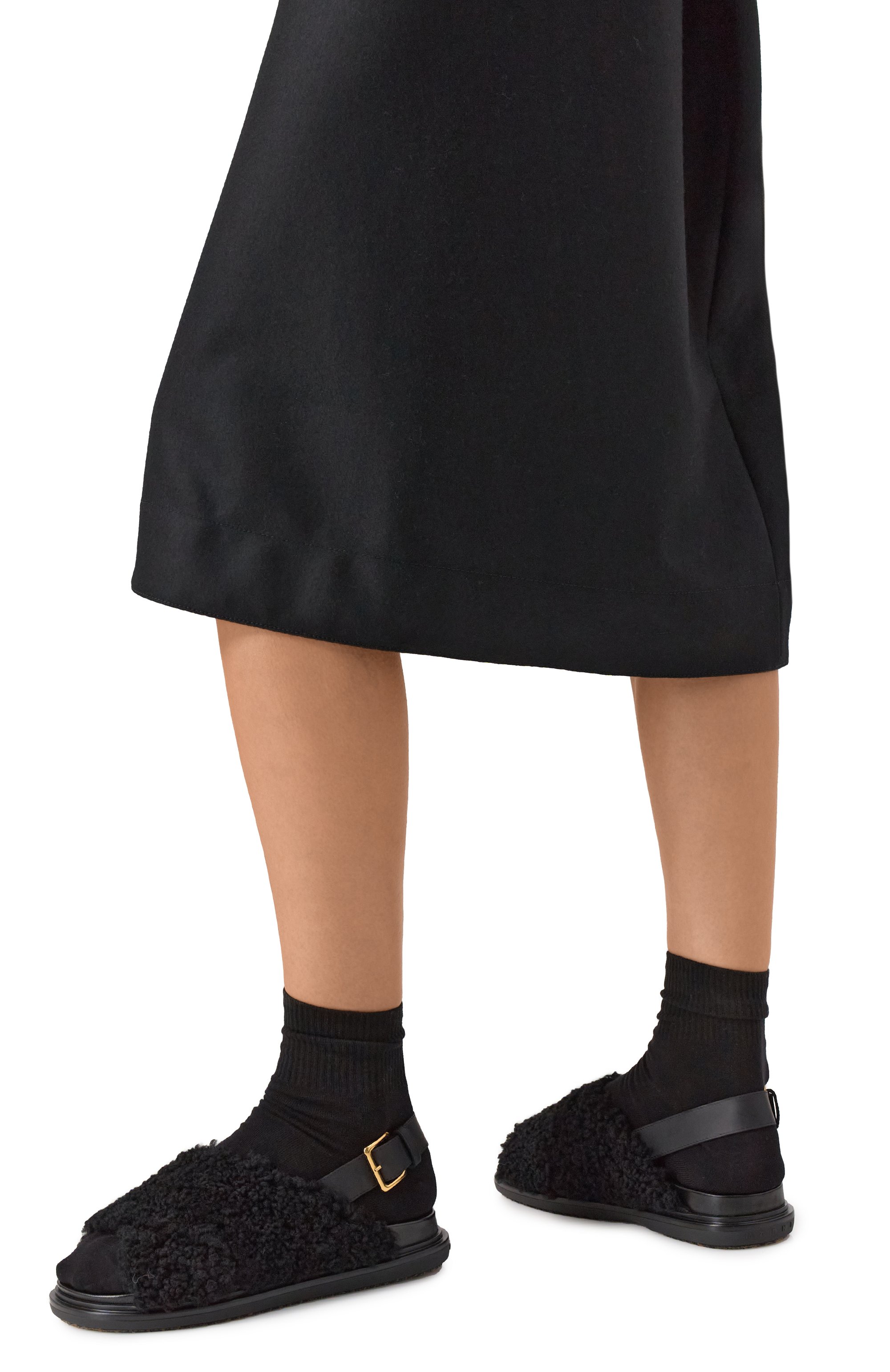 Сандалии fussbett из овчины MARNI, арт. FBMS005801/P9093, фото 3