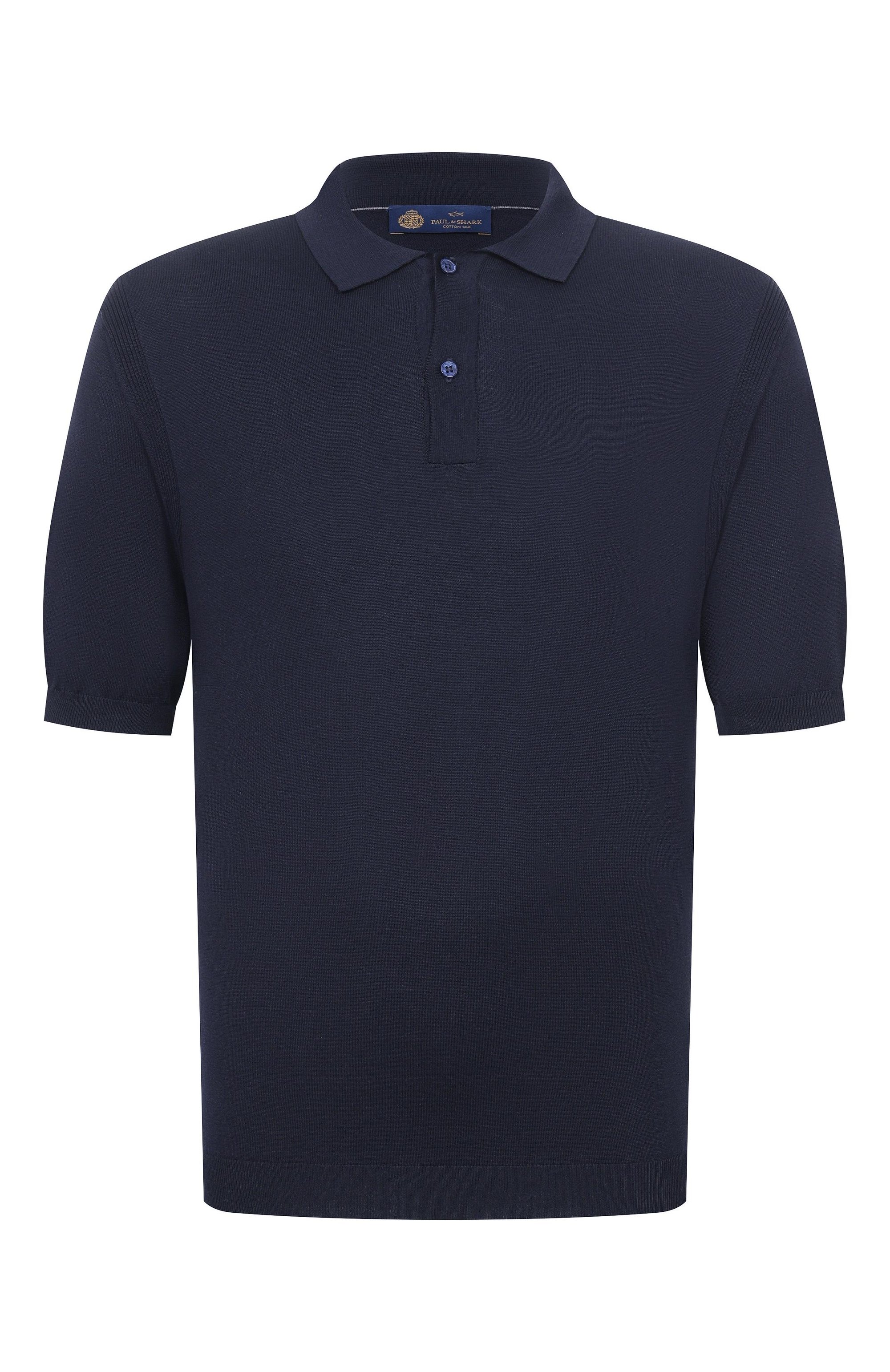 Поло из шелка и хлопка PAUL&SHARK, арт. 26411608_001, фото 1