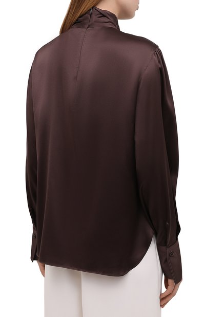 Атласная блузка BRUNELLO CUCINELLI, арт. M0C59D0814, фото 4