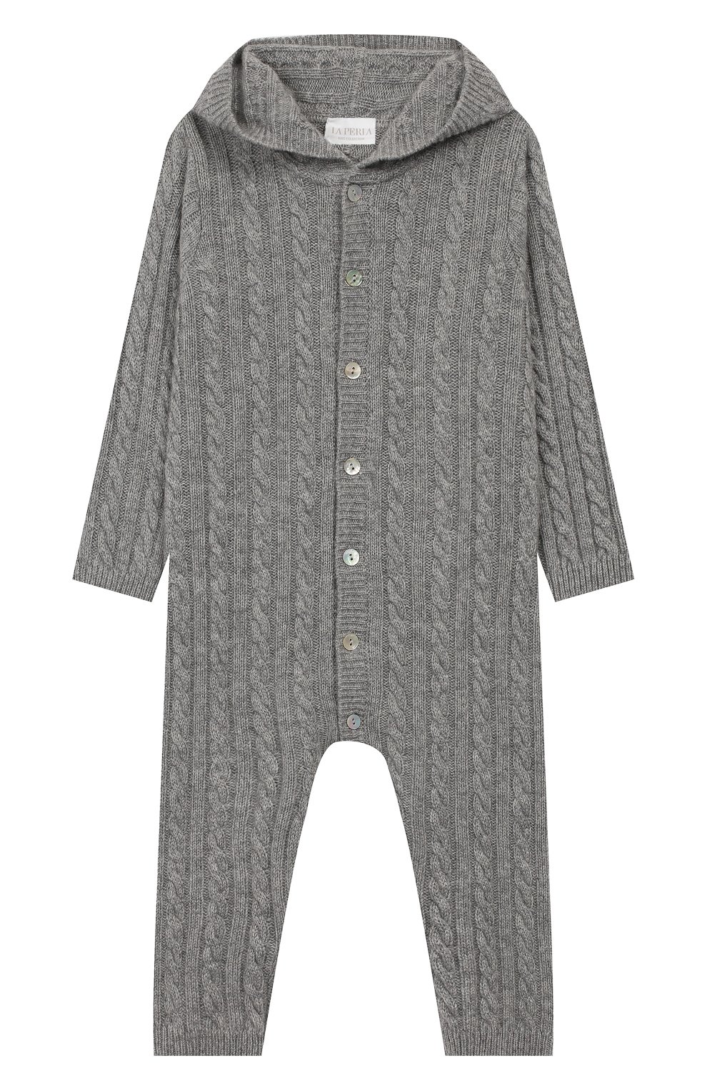 Кашемировый комбинезон с капюшоном LA PERLA, арт. 59975/18M-24M, фото 1