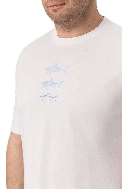 Хлопковая футболка PAUL&SHARK, арт. 26411048, фото 5
