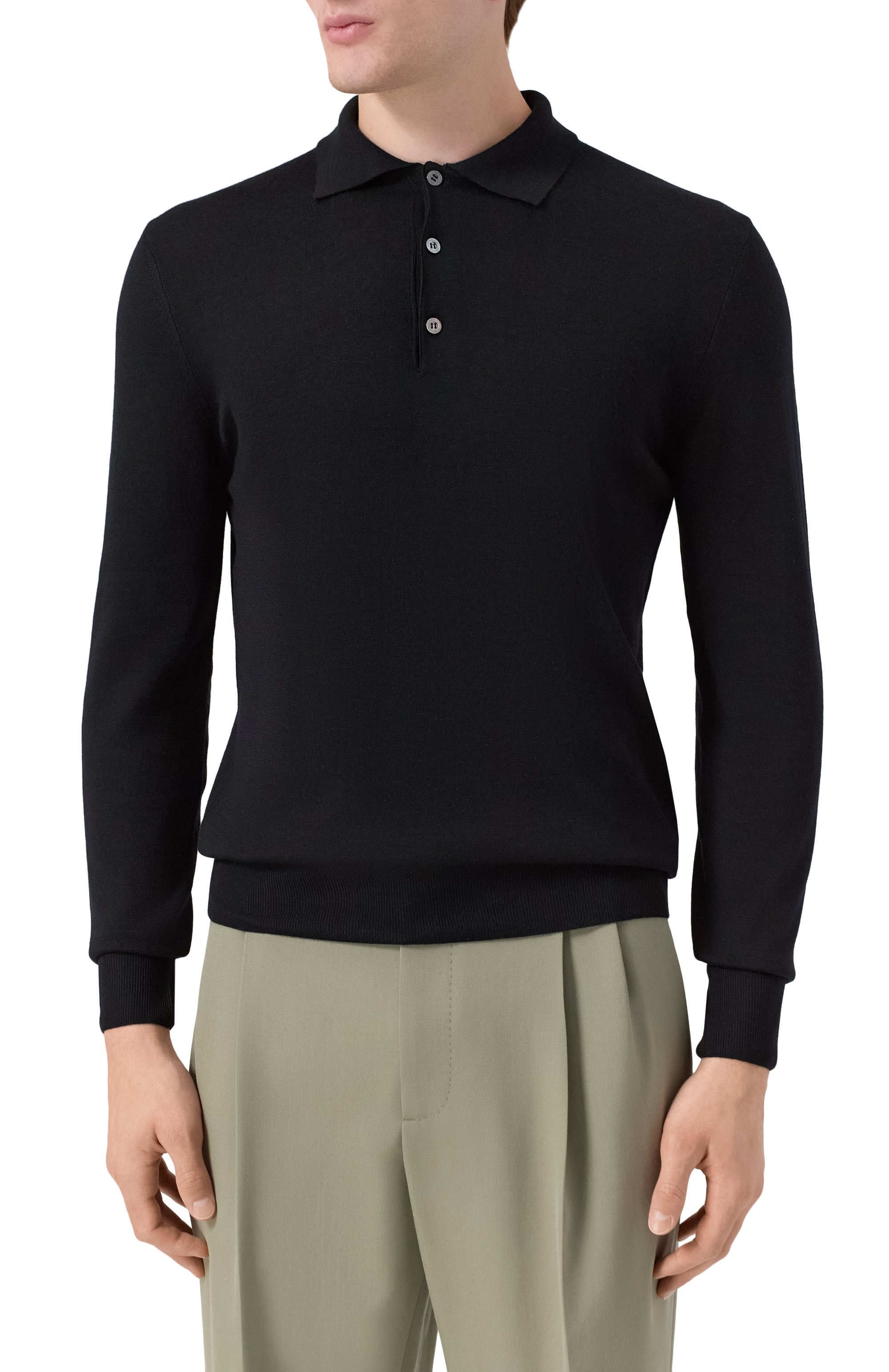 Шерстяное поло CANALI, арт. C0017/MK01149, фото 3