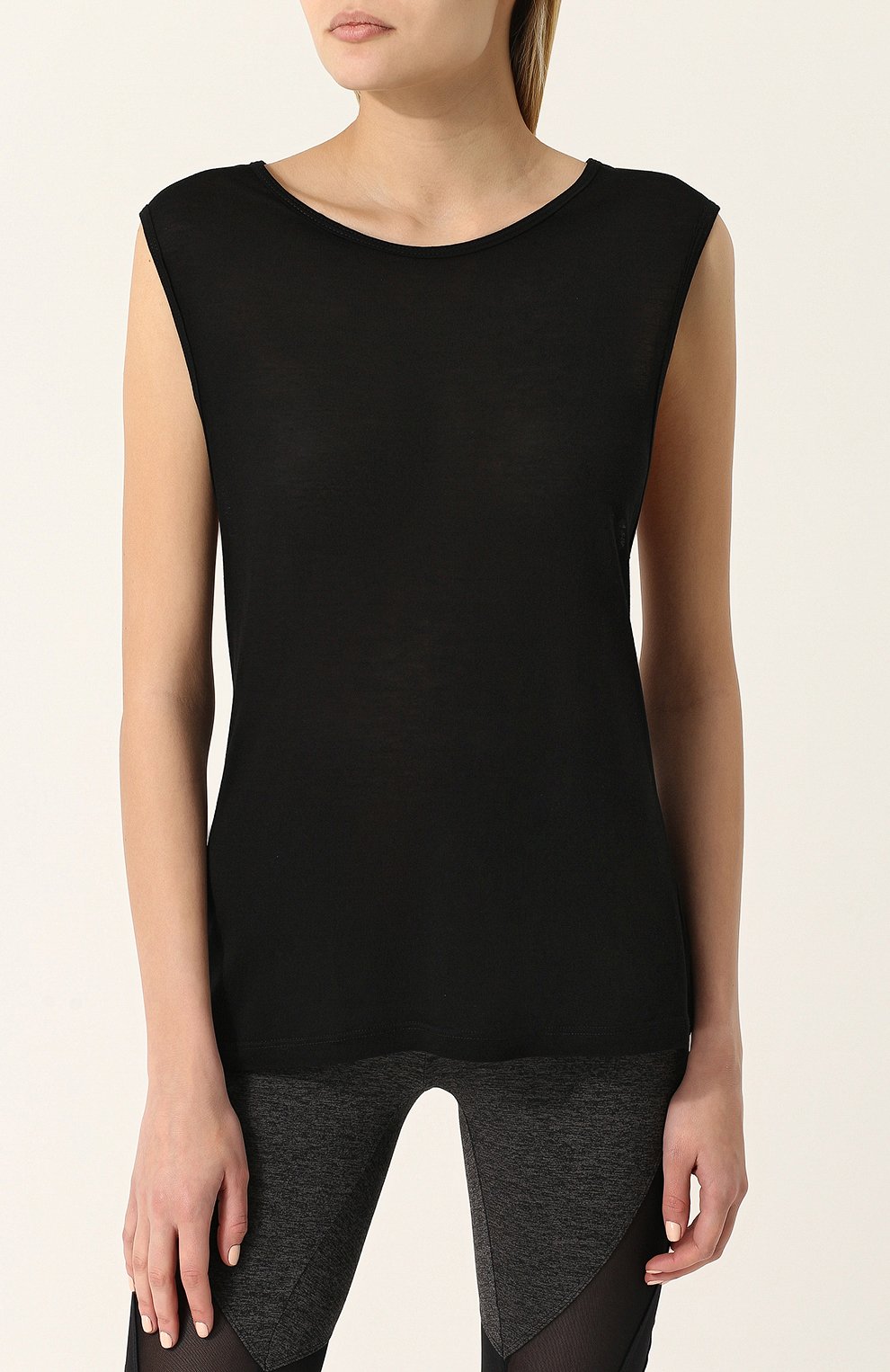 Майка KORAL ACTIVEWEAR черного цвета по цене 11200 руб., арт. A6033J07, фото 3 Майка KORAL ACTIVEWEAR, арт. A6033J07, фото 3