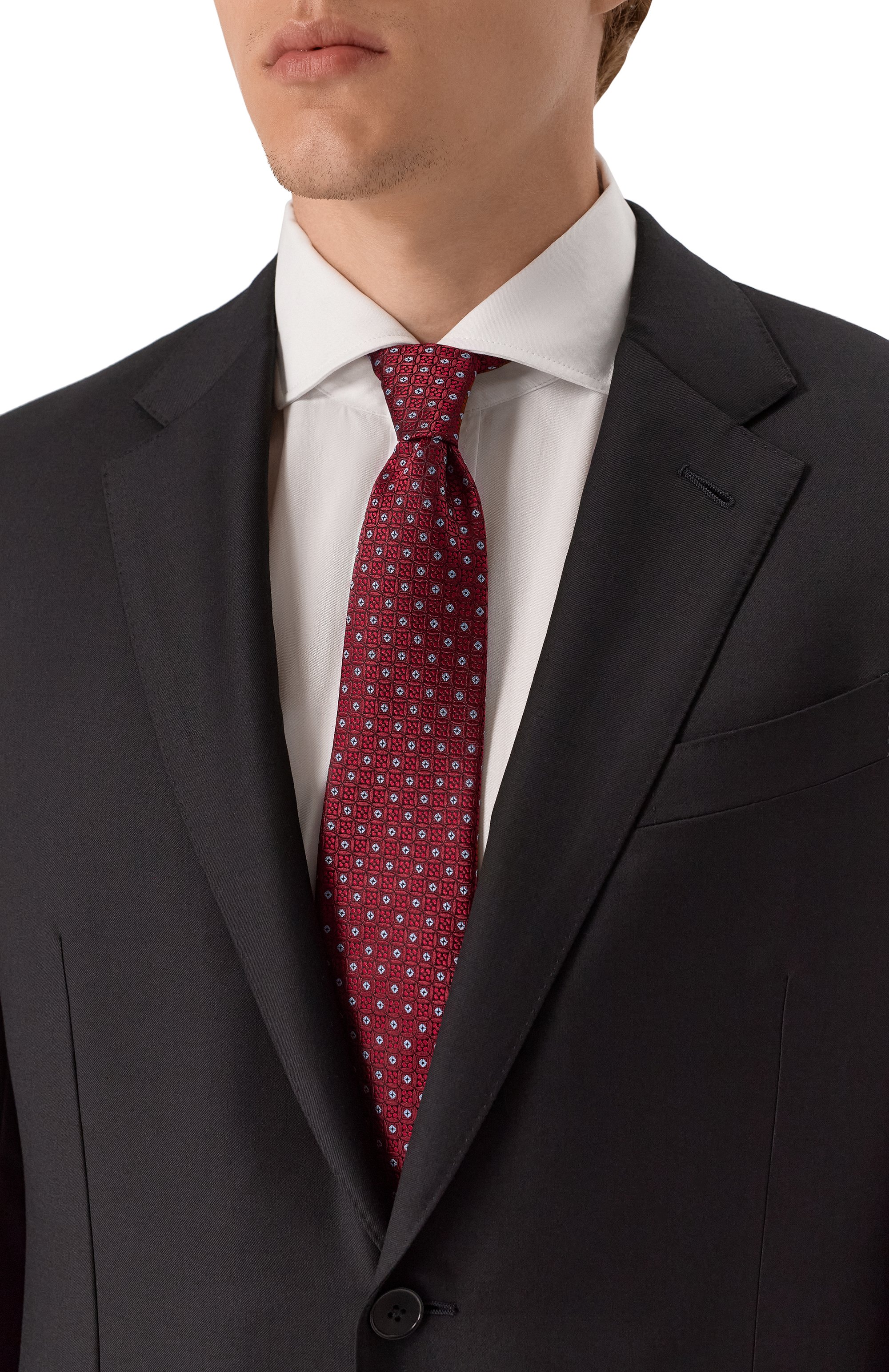 Шелковый галстук CANALI, арт. 18/HJ04338, фото 2