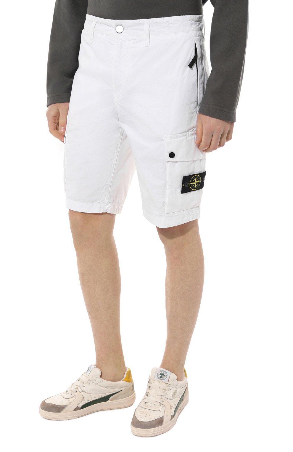 Хлопковые шорты STONE ISLAND, арт. 1015L11WA, фото 3