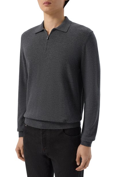 Шерстяное поло CORNELIANI темно-серого цвета по цене 57650 руб., арт. 28M50F/2A25100, фото 3 Шерстяное поло CORNELIANI, арт. 28M50F/2A25100, фото 3