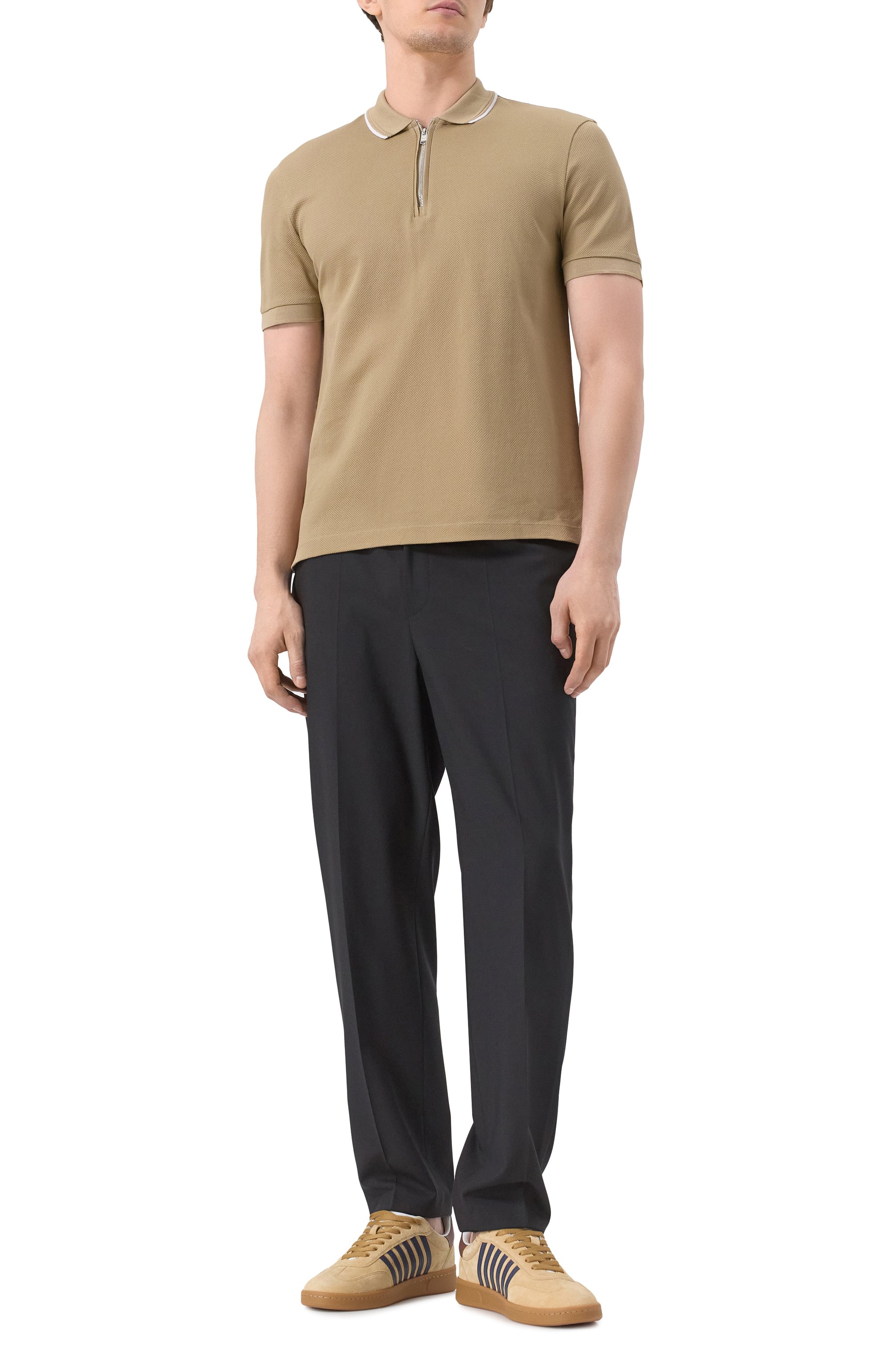 Хлопковое поло BOSS, арт. 50532612, фото 2