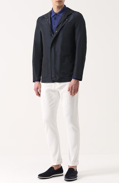 Куртка с добавлением шелка на молнии с капюшоном KITON, арт. UW0210/7N76, фото 2