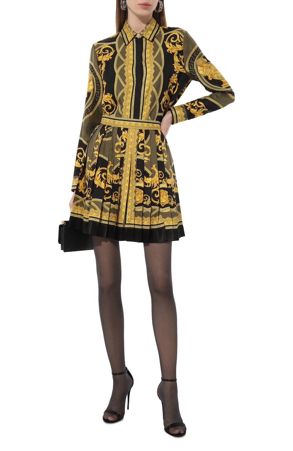 Шелковая юбка VERSACE, арт. 1000829/1A11528, фото 2