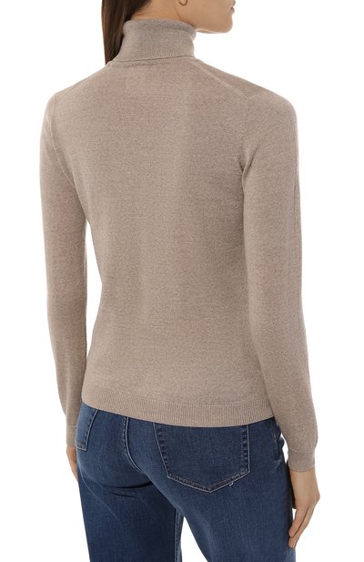 Шерстяная водолазка GRAN SASSO бежевого цвета по цене 25300 руб., арт. 54213/14202, фото 4 Шерстяная водолазка GRAN SASSO, арт. 54213/14202, фото 4
