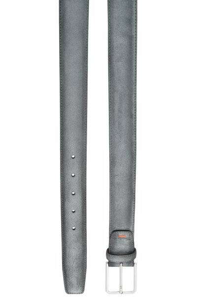 Замшевый ремень SANTONI, арт. CM35VC003B91EACD, фото 3