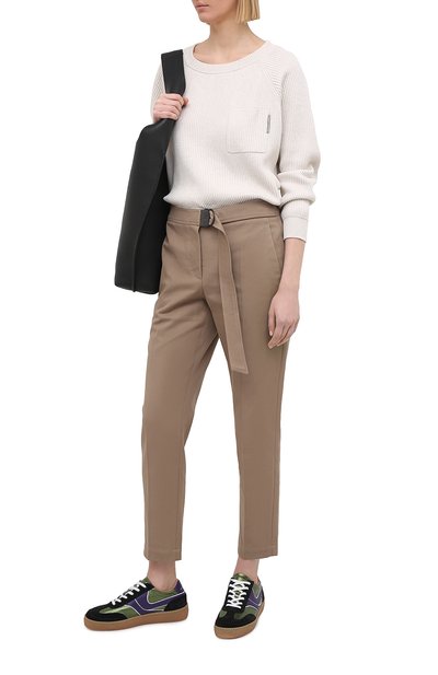 Хлопковые брюки BRUNELLO CUCINELLI, арт. MA126P7227, фото 2