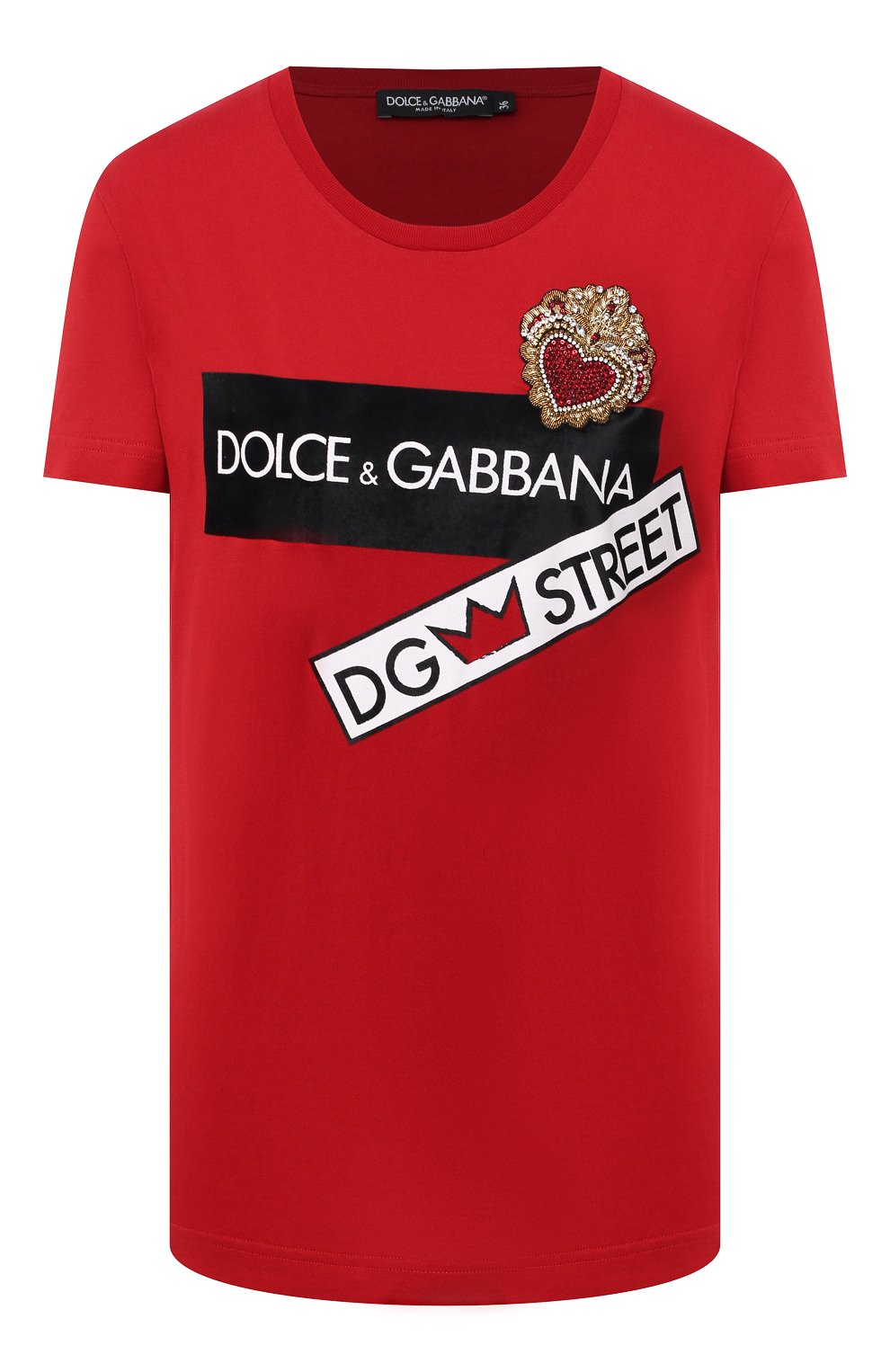 Хлопковая футболка DOLCE & GABBANA, арт. F8L61Z/G7WWC, фото 1