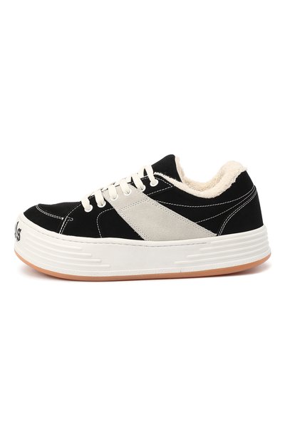 Замшевые кеды PALM ANGELS, арт. PMIA051F20LEA0011001, фото 3