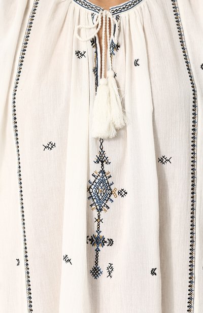 Хлопковое мини-платье свободного кроя ISABEL MARANT ETOILE, арт. R01072-18P031E/MALYA, фото 5