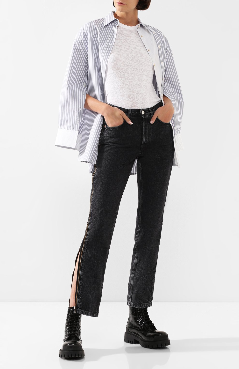 Хлопковая футболка ATM ANTHONY THOMAS MELILLO, арт. AW1145-FK, фото 2