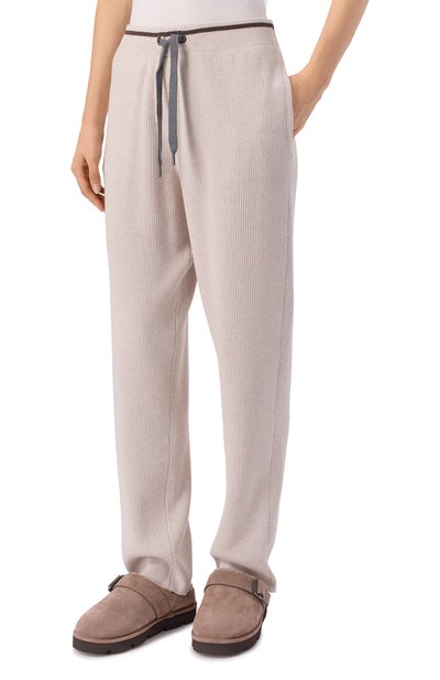 Брюки из шерсти и кашемира BRUNELLO CUCINELLI, арт. M16222799, фото 3