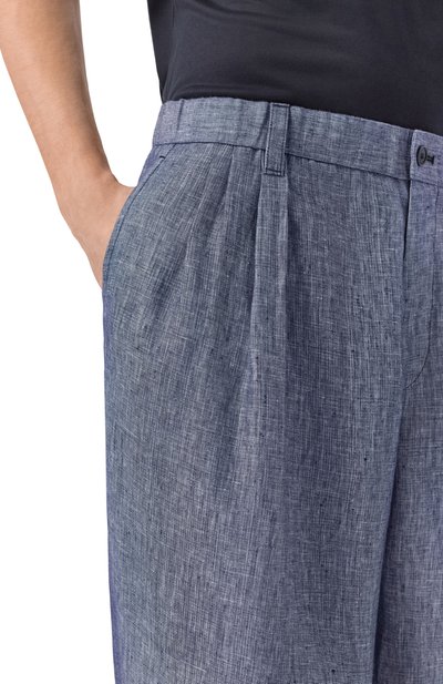 Льняные брюки GIORGIO ARMANI, арт. GM003358/TE20689, фото 5