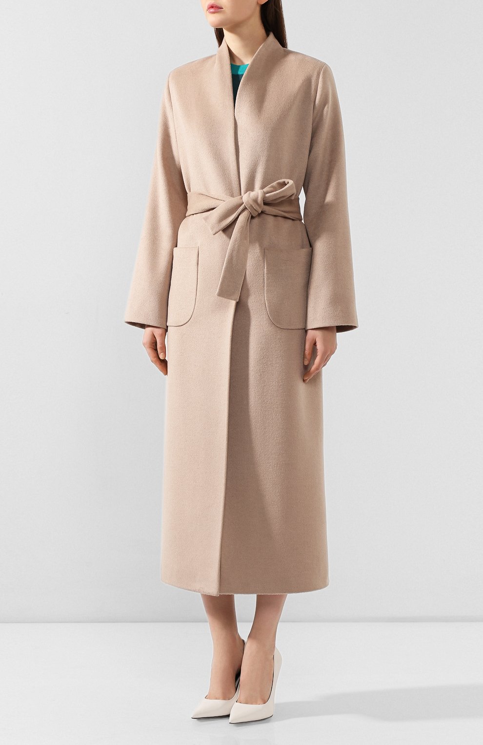 Пальто из смеси шерсти и кашемира SEVEN LAB, арт. CL20-00.01P beige, фото 3