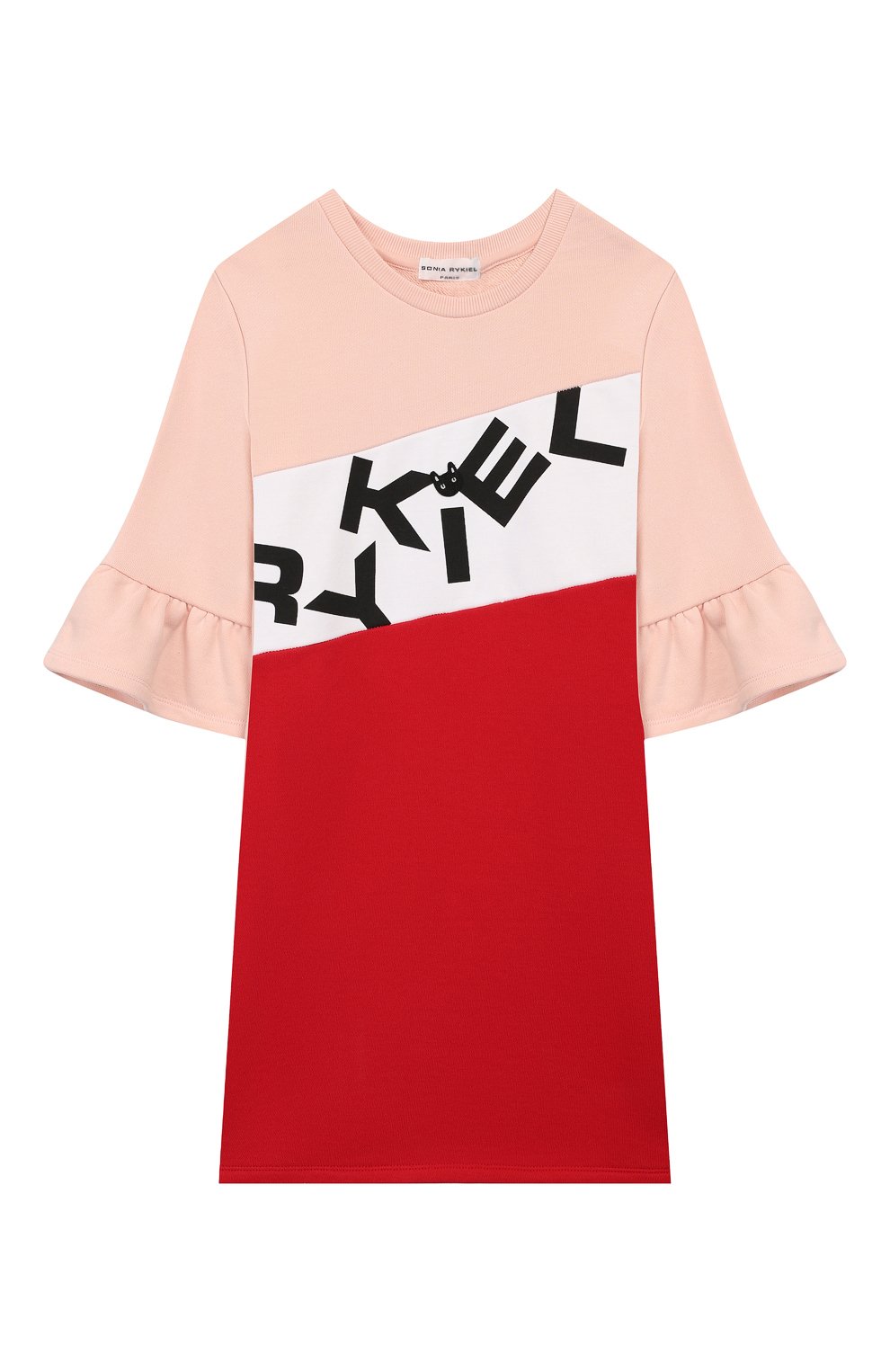 Хлопковое платье SONIA RYKIEL ENFANT, арт. 20S1DR02, фото 1