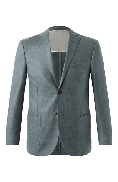Мужской пиджак из шерсти и шелка CORNELIANI, арт. 25X002-2518289