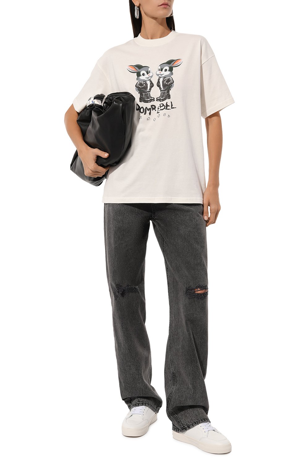 Хлопковая футболка DOMREBEL, арт. MISSCHIEF/T-SHIRT, фото 2