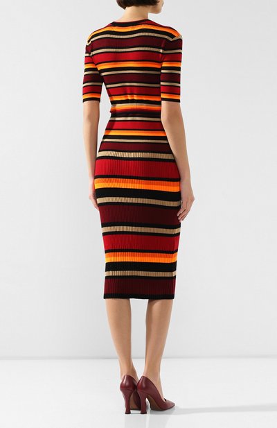 Платье с поясом VICTORIA, VICTORIA BECKHAM, арт. W2419KDR000324A, фото 4