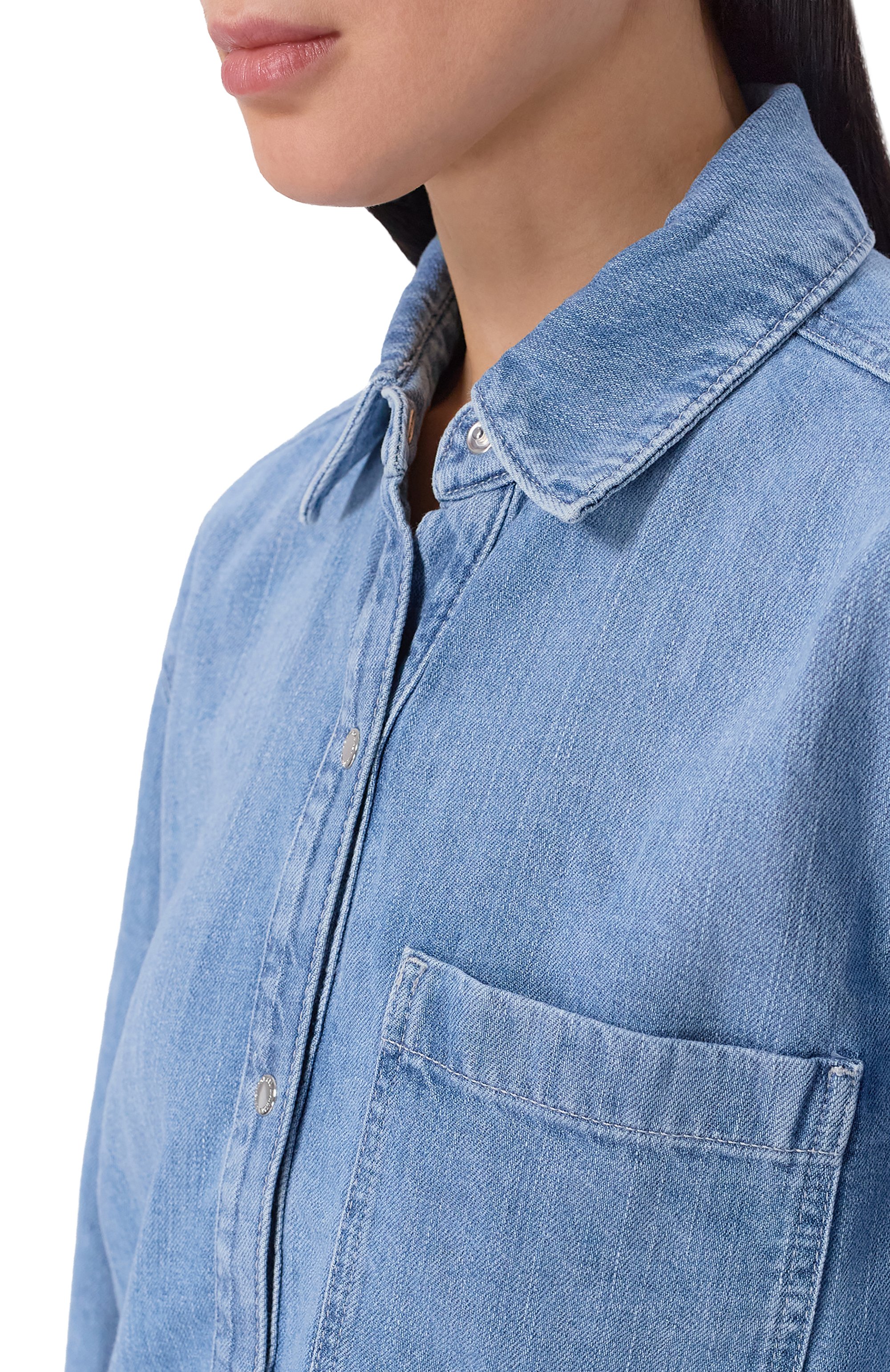 Джинсовая рубашка ivy 7 FOR ALL MANKIND, арт. 7U7J0U03-IRI, фото 5