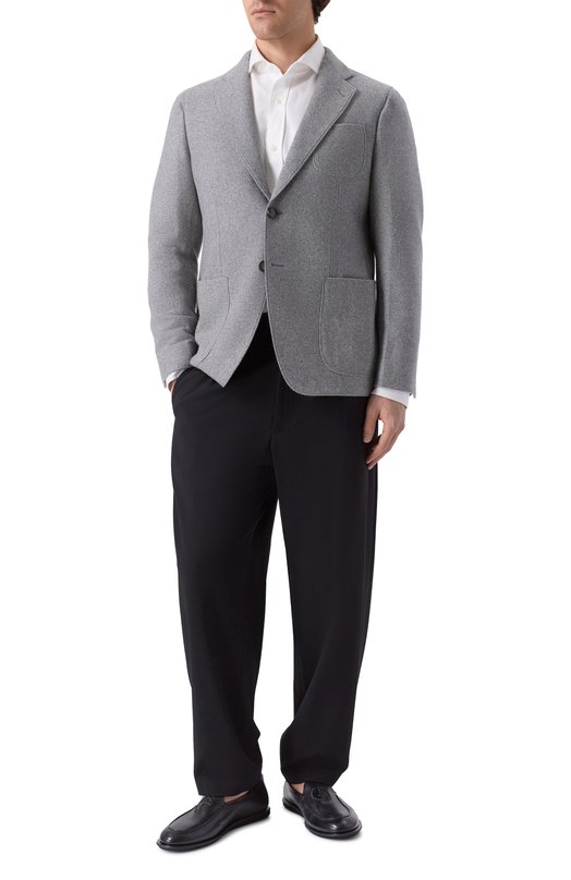 Шерстяные брюки Giorgio Armani GM000576/TE10043 Чёрный  GM000576/TE10043 Фото 2