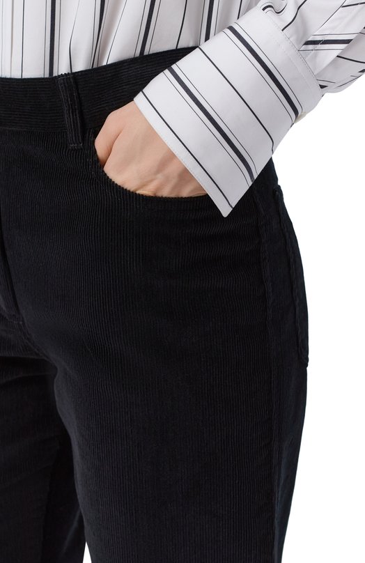 Вельветовые брюки TOTEME 261-WRB0341-FB0554 Чёрный  261-WRB0341-FB0554 Фото 5