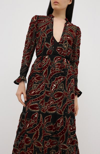 Шелковое платье SAINT LAURENT, арт. 619001/Y115W, фото 3