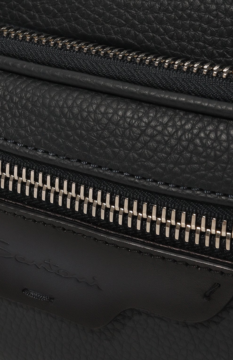 Сумка SANTONI темно-синего цвета по цене 174000 руб., арт. UIBBA2366EN-ASP6N01, фото 3 Сумка SANTONI, арт. UIBBA2366EN-ASP6N01, фото 3