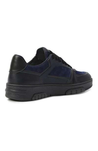 Кожаные кеды johan ARTIOLI темно-синего цвета по цене 135500 руб., арт. 0S722, фото 5 Кожаные кеды johan ARTIOLI, арт. 0S722, фото 5