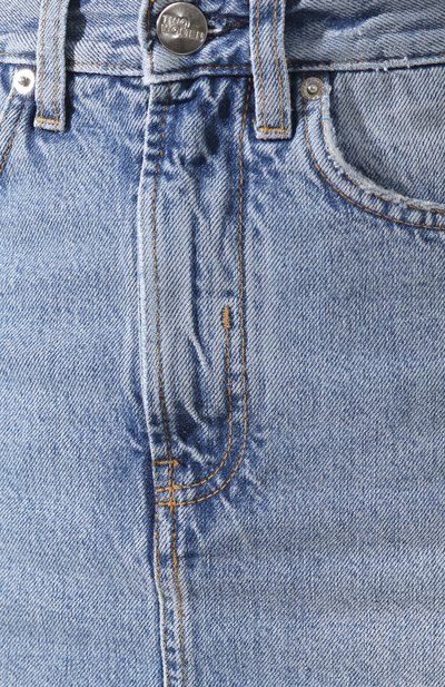 Джинсовая юбка TWO WOMEN IN THE WORLD синего цвета по цене 18650 руб., арт. NICHE/YNG3P, фото 5 Джинсовая юбка TWO WOMEN IN THE WORLD, арт. NICHE/YNG3P, фото 5