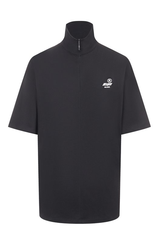 Хлопковая футболка MSGM 3942MDM71N/257798 Чёрный 3942MDM71N/257798