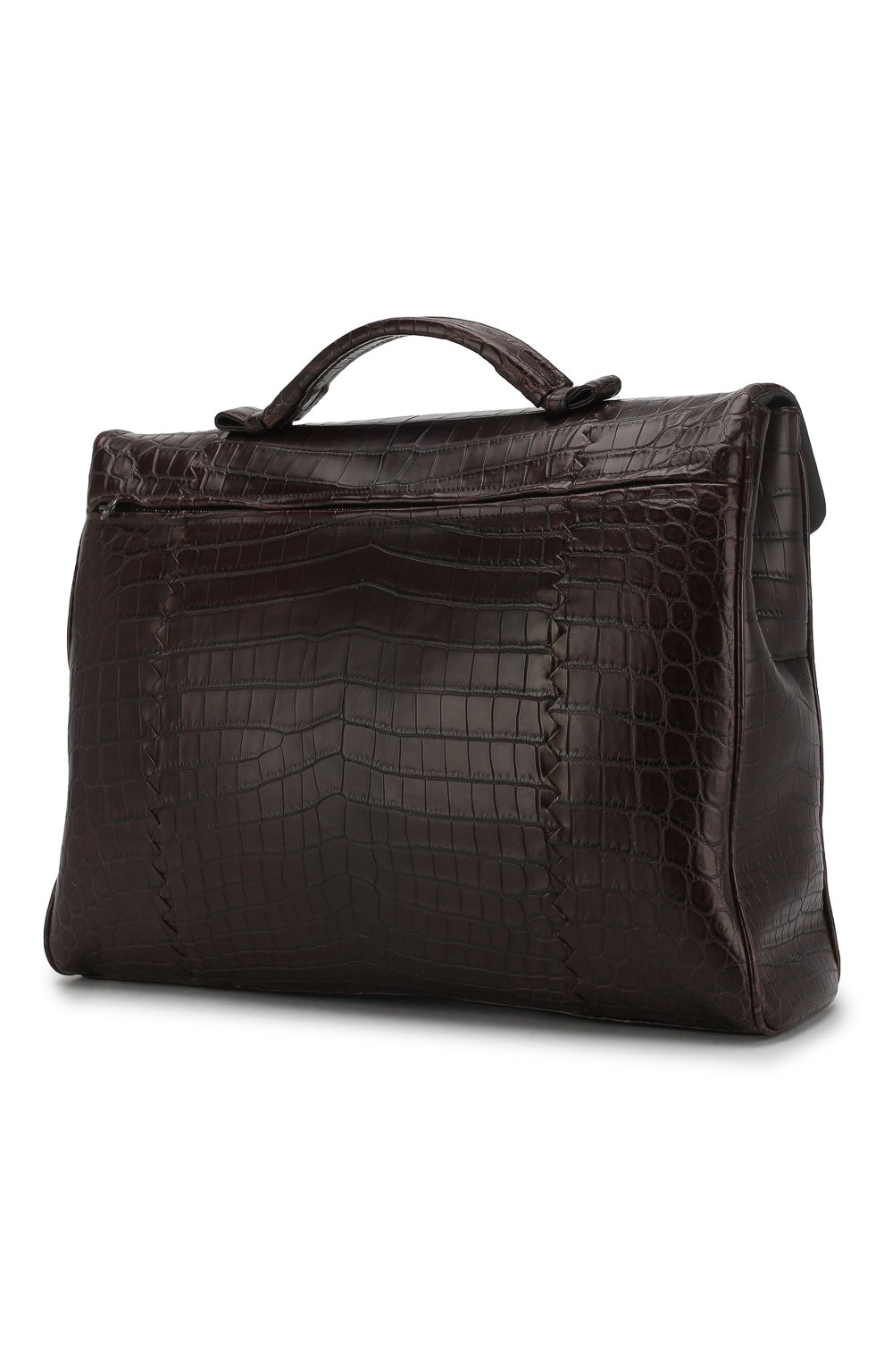 Портфель из кожи крокодила BOTTEGA VENETA, арт. 113095/V4250/CNIL, фото 3