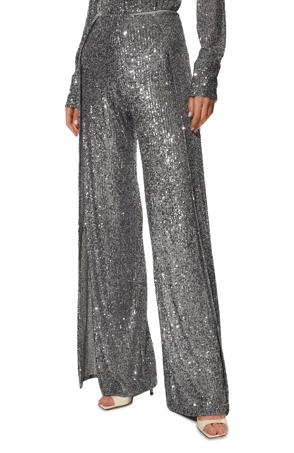 Брюки с отделкой пайетками TOM FORD, арт. PAW437-FAE381, фото 3
