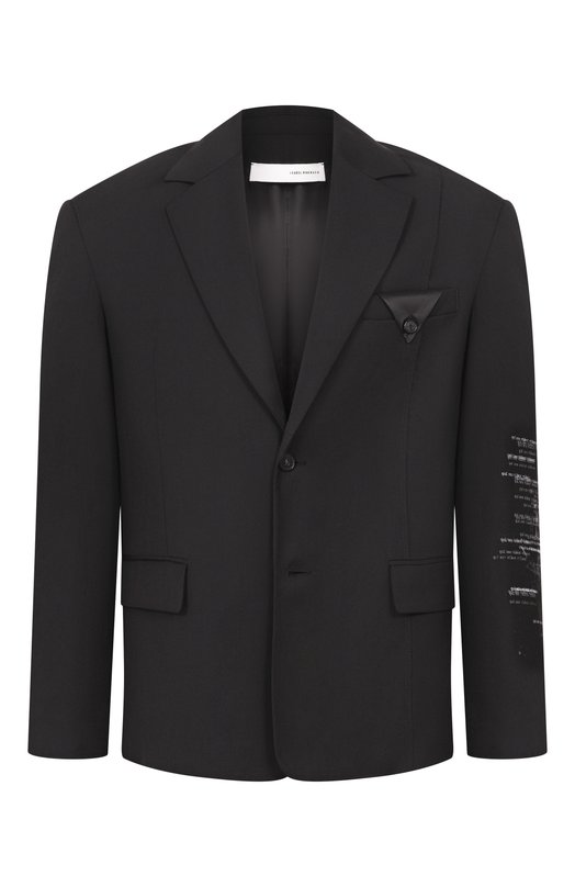 Шерстяной пиджак Isabel Benenato UW310S26 Чёрный UW310S26