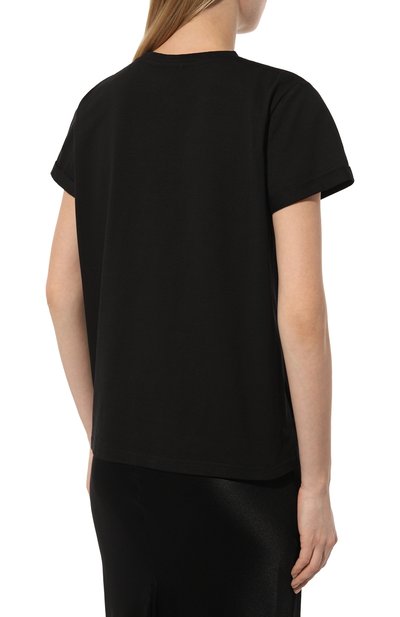 Хлопковая футболка SEVEN LAB черного цвета по цене 8190 руб., арт. CTR1.01.900.258.2501, фото 4 Хлопковая футболка SEVEN LAB, арт. CTR1.01.900.258.2501, фото 4