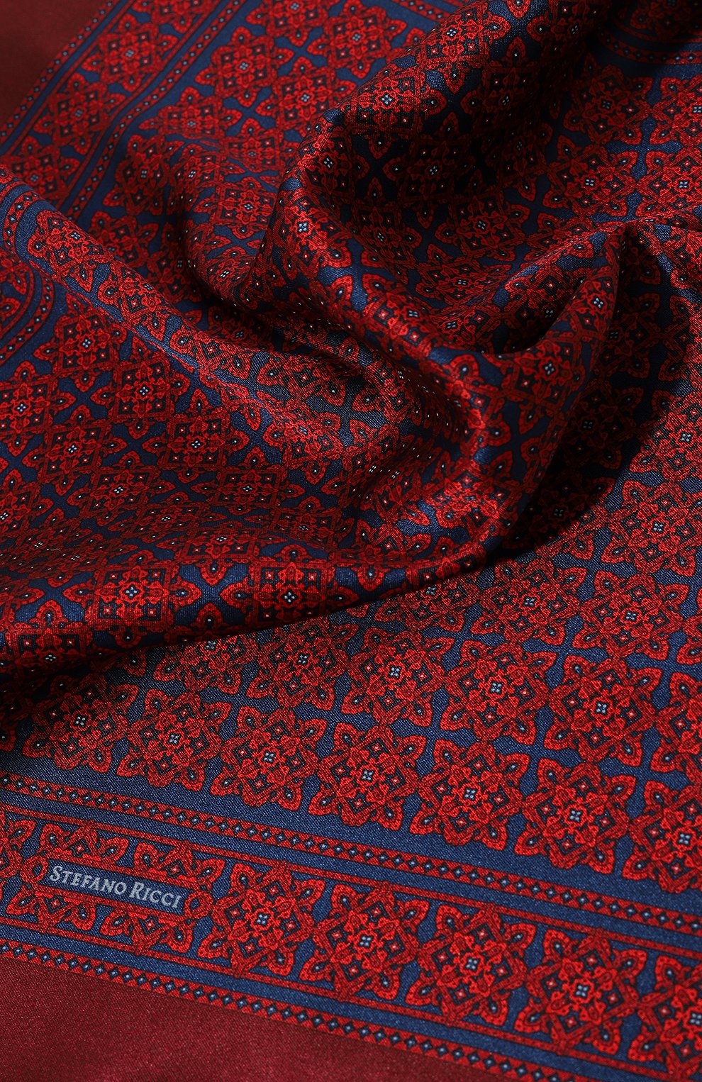 Комплект из галстука и платка STEFANO RICCI красного цвета по цене 43950 руб., арт. DH/49101, фото 6 Комплект из галстука и платка STEFANO RICCI, арт. DH/49101, фото 6