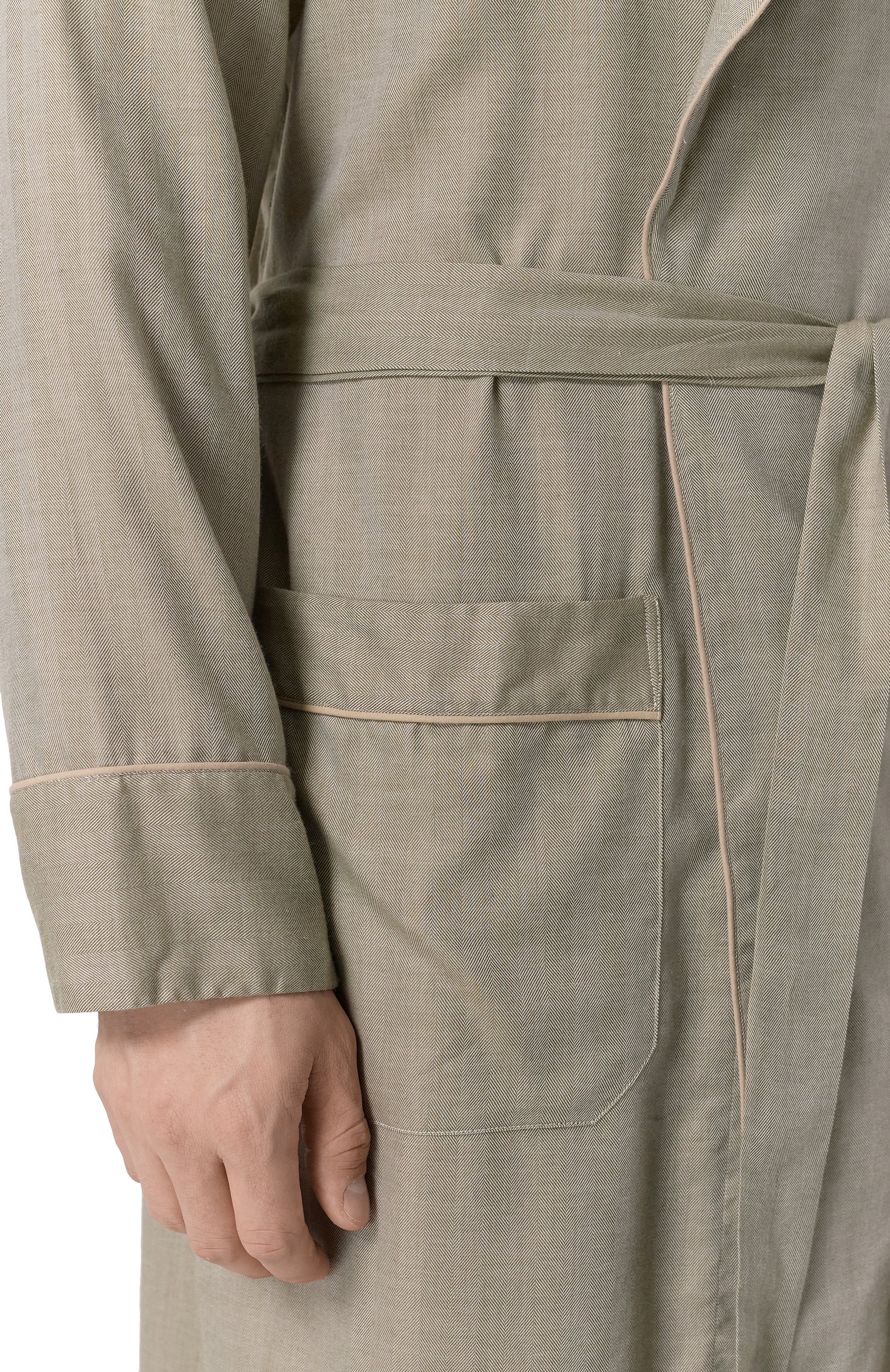 Хлопковый халат ROBERTO RICETTI, арт. VESTAGLIA R0BE LUNGA/0R035315, фото 4