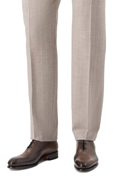 Кожаные оксфорды carter SANTONI, арт. MCCG16229MC1HFUL, фото 3